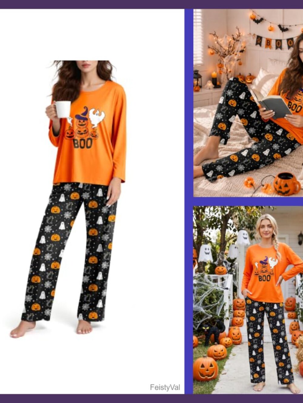 Women's 2 Piece Pajama Set Long Sleeve Soft Crewneck Loungewear Sleepwear